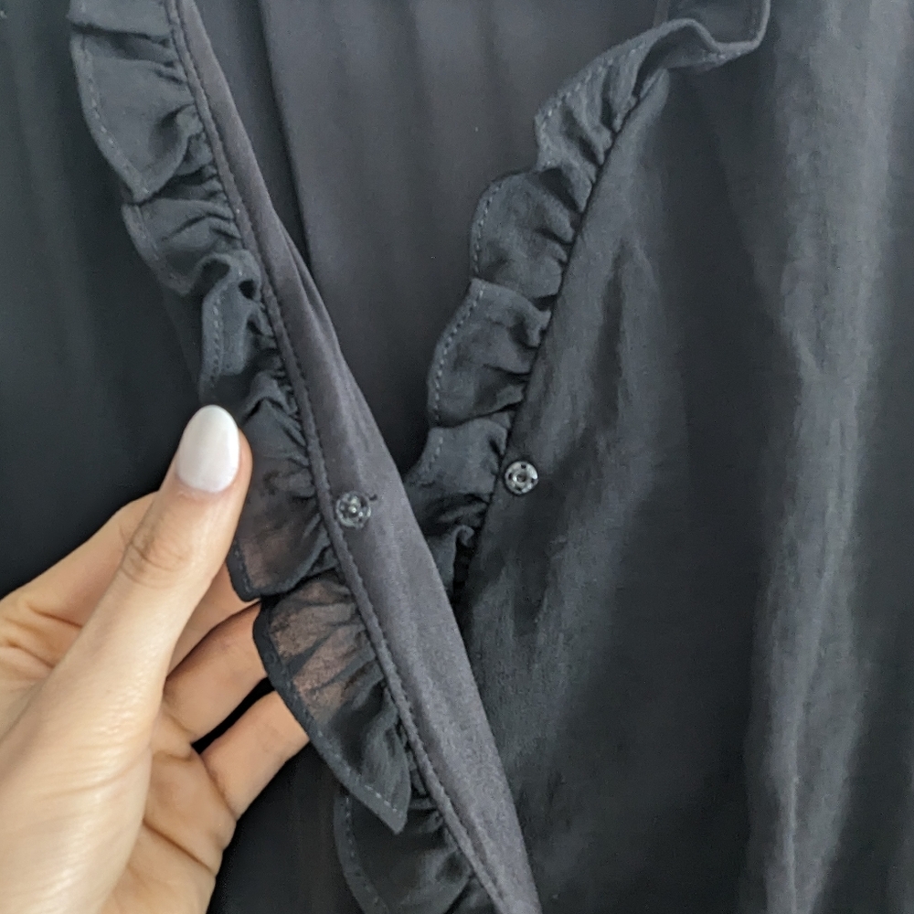 Black Ruffle Dress - Picture 6 of 8